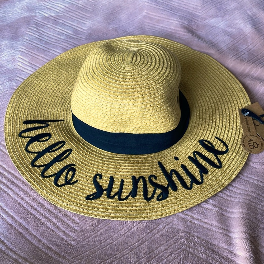 Straw Beach hat